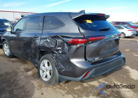 2022 Toyota Highlander Le from USA, damaged, VIN 5TDBZRBH1NS578750